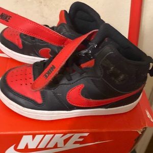 I have a boys size 12 black and red bikes